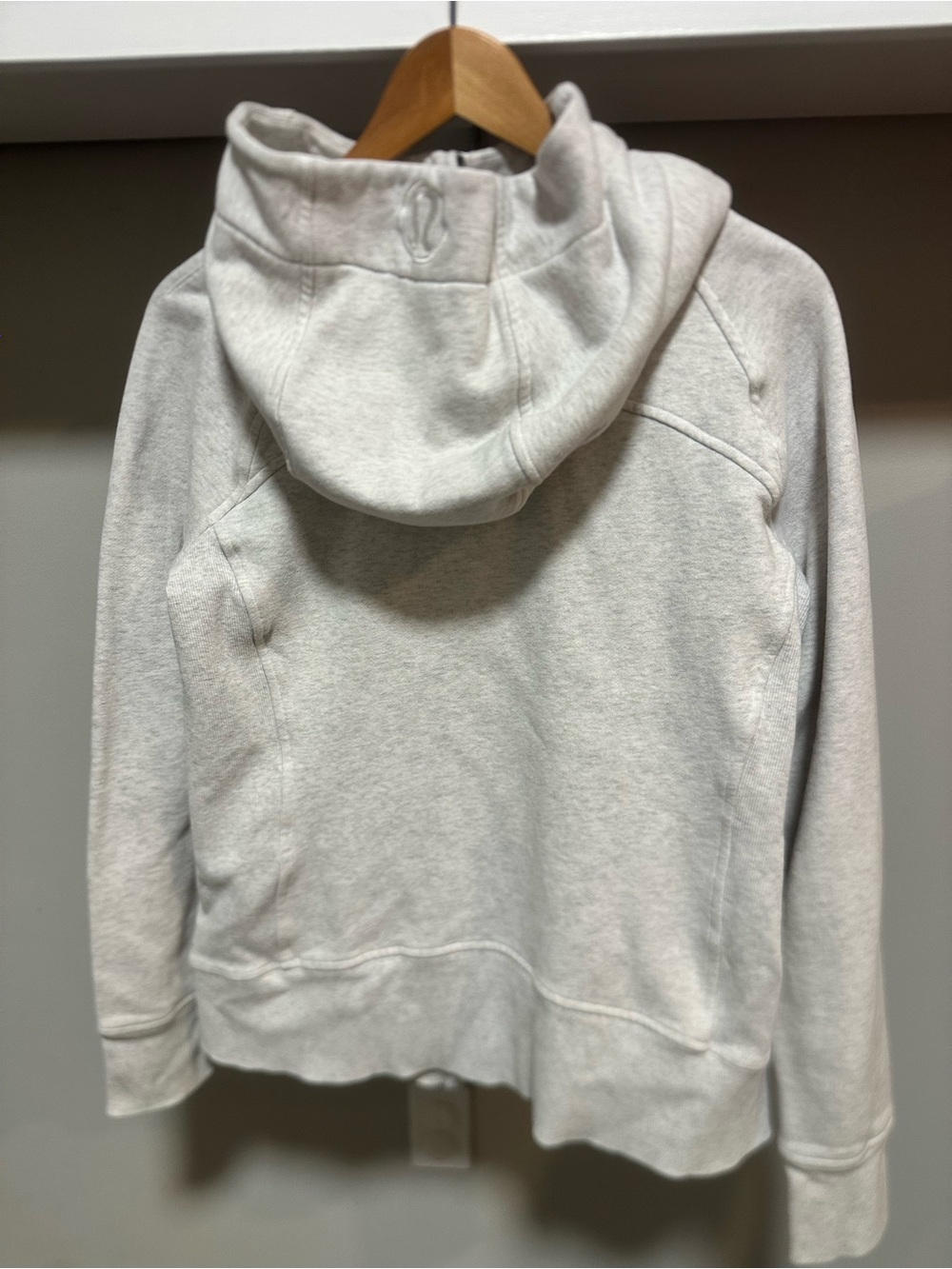 lululemon athletica Heather Light Gray Full-Zip Scuba Utility Jacket - Picture 7 of 16